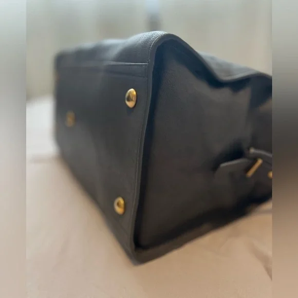 Yves Saint Laurent YSL Cabas Hand Bag Leather Authentic - Picture 9 of 14